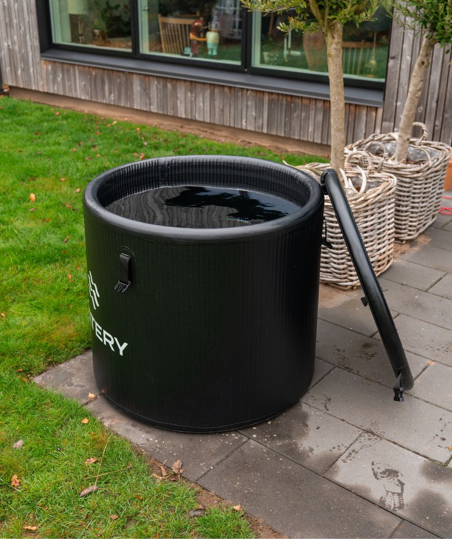 Watery ilmatäytteinen kylmäallas - Deluxe - Musta