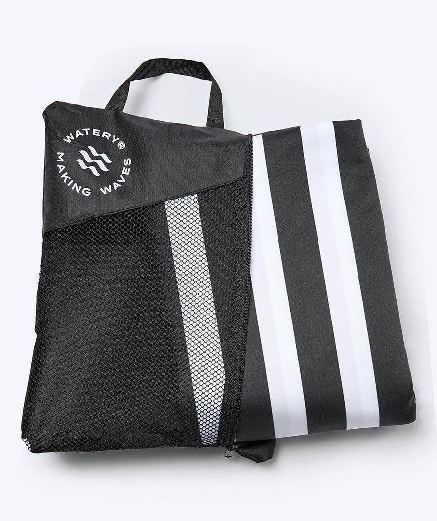 Watery mikrokuitupyyhe (180 x 200 cm) - Eco Nebraska Perhe - Musta