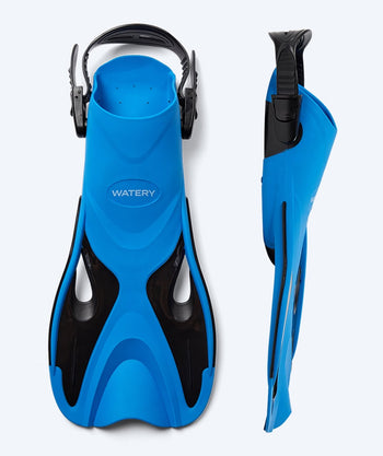 Watery lyhyet uintiräpylät - Fisher - Sininen/musta