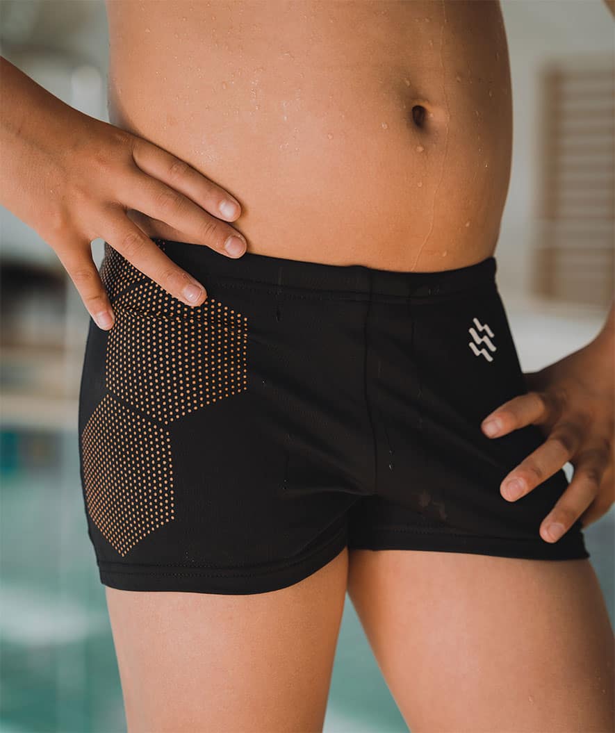 Watery uimabokserit pojille - Flaming Vegas Eco - Oranssi Corner