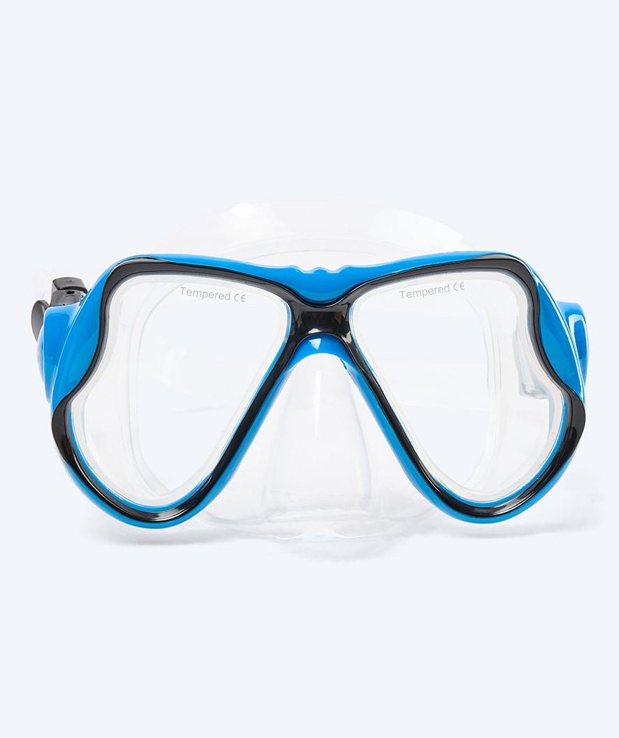 Watery Combo snorkkelisetti aikuisille - Hudson Full-dry - Sininen