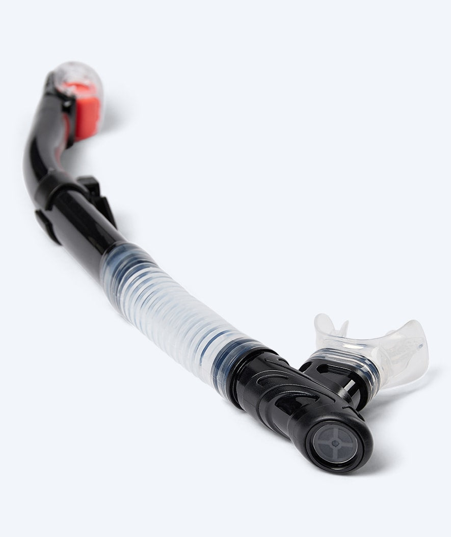 Watery full-dry snorkkeli aikuisille - Hudson - Musta