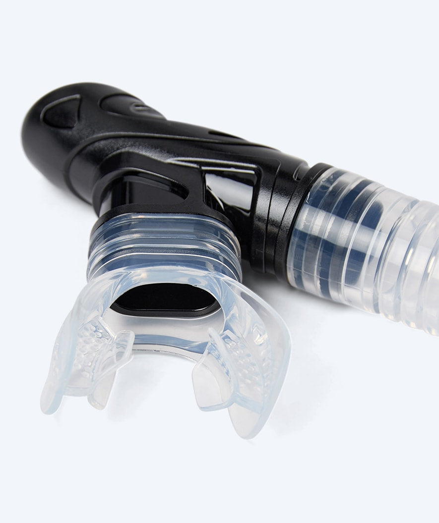 Watery full-dry snorkkeli aikuisille - Hudson - Musta