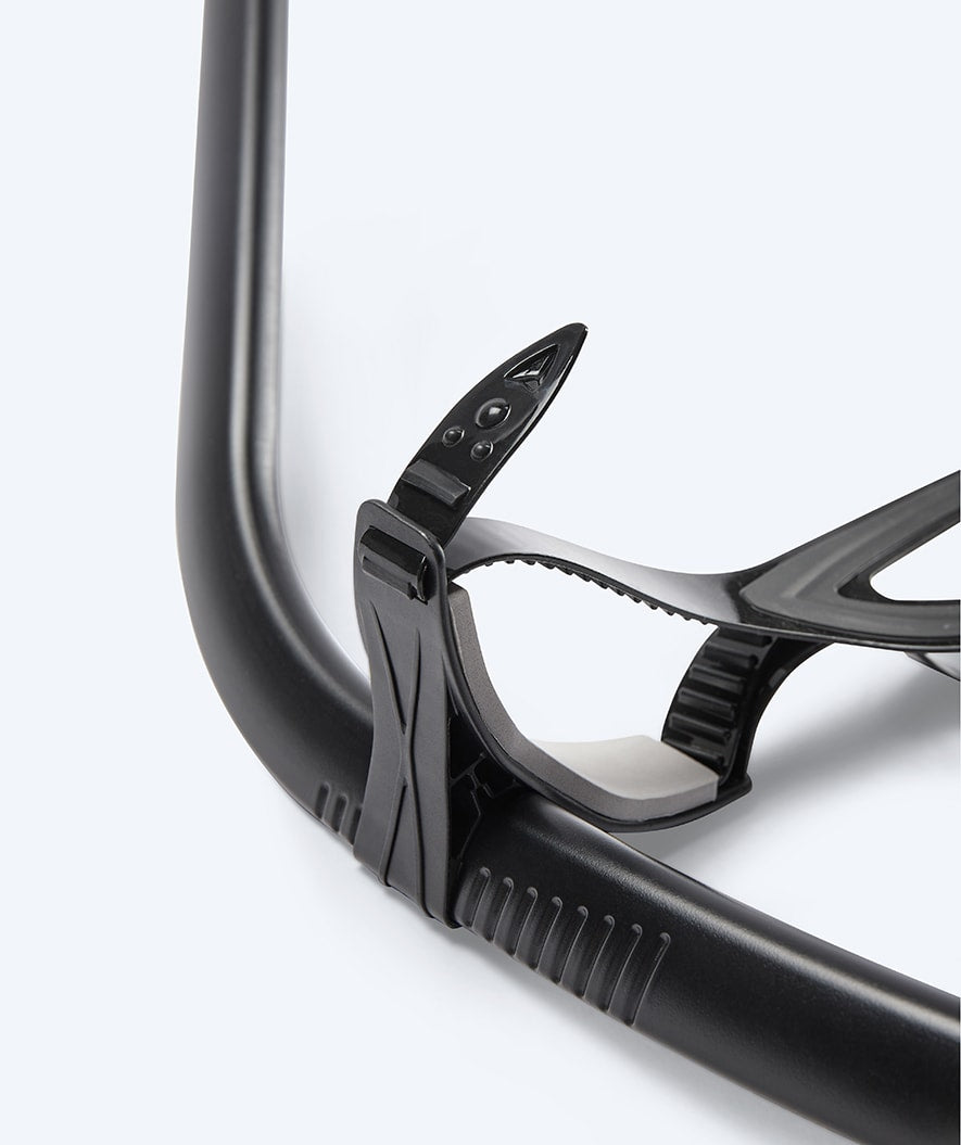 Watery centersnorkkeli aikuisille (yli 15-vuotiaille) - Hydrolite - Musta