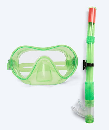 Watery Combo snorkkelisetti junioreille (8-15) - Jubal - Vihreä