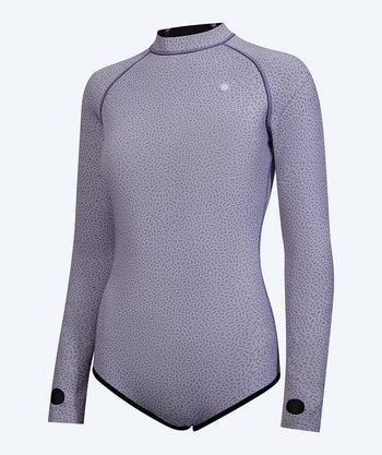 Watery neopreeninen springsuit-märkäpuku naisille - Lady Open Back - Violetti