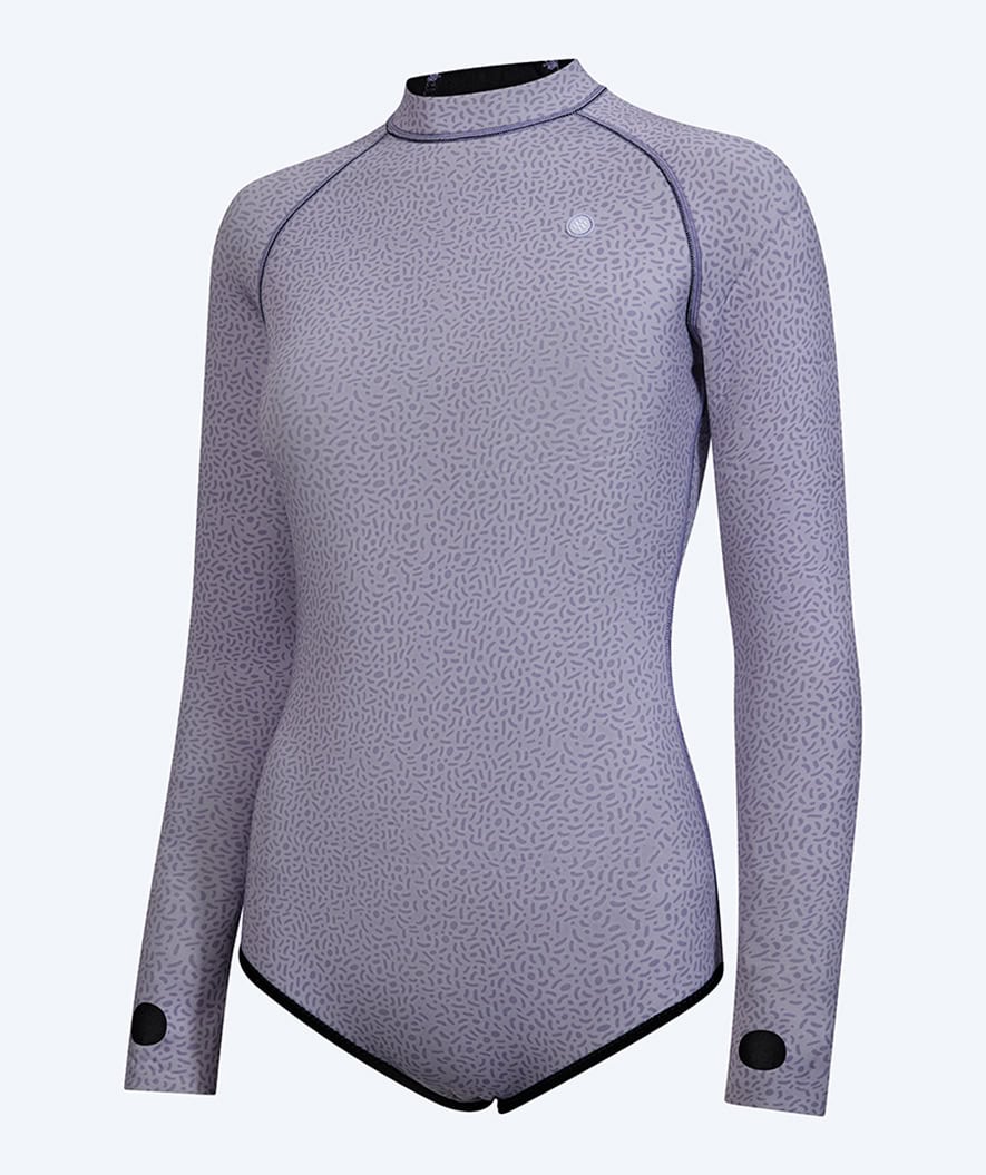 Watery neopreeninen springsuit-märkäpuku naisille - Lady Open Back - Violetti