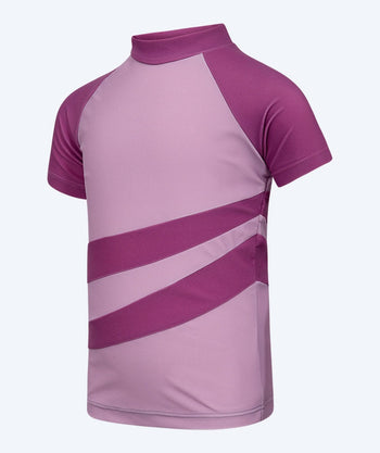 Watery UV-paita lapsille - Manami lyhythihainen rashguard - Atlantic Purple