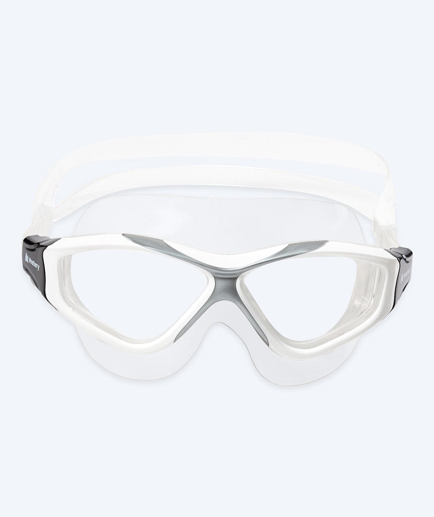 Watery uimamaski aikuisille - Mantis - Valkoinen/harmaa