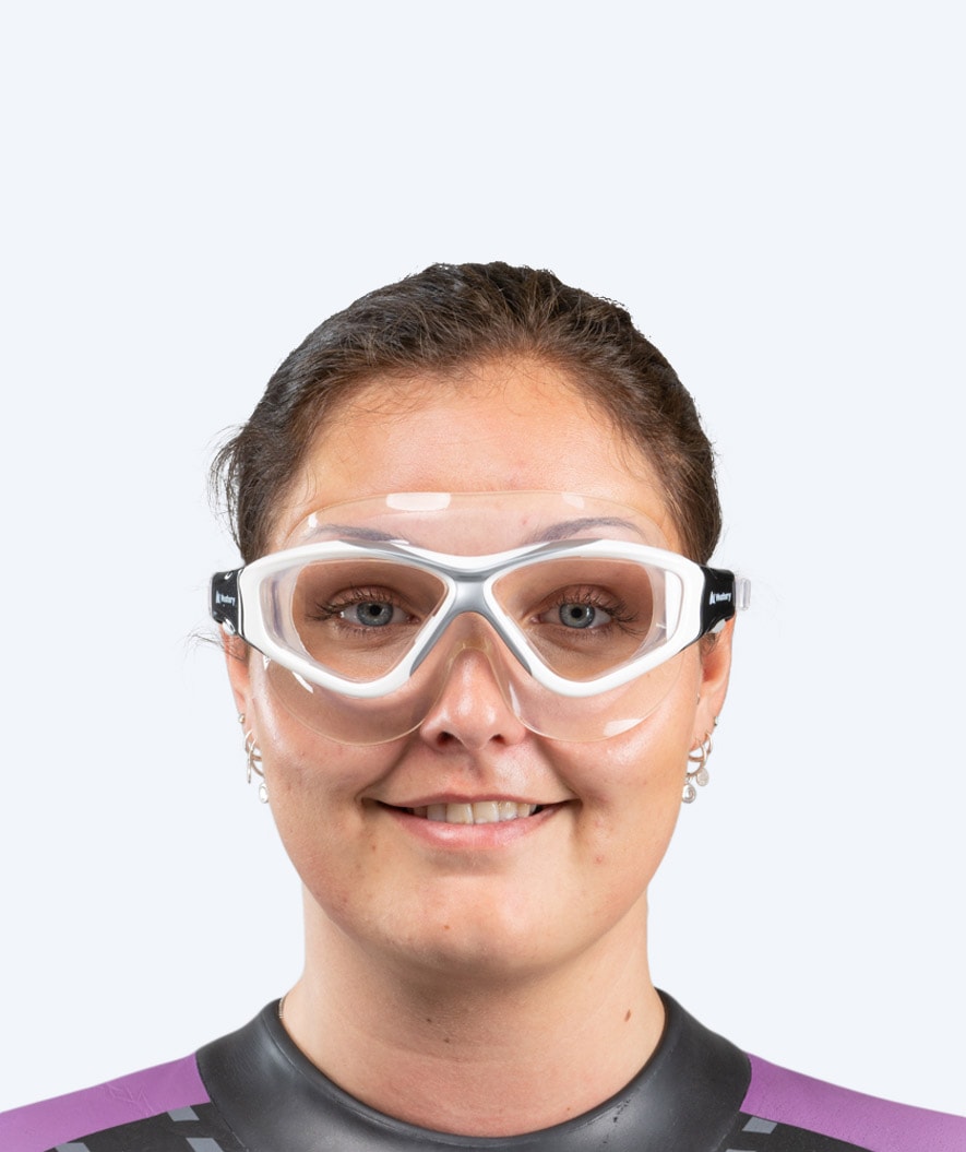 Watery uimamaski aikuisille - Mantis - Valkoinen/harmaa