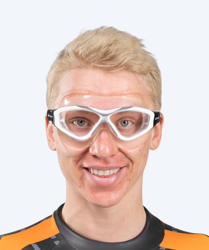 Watery uimamaski aikuisille - Mantis - Valkoinen/harmaa