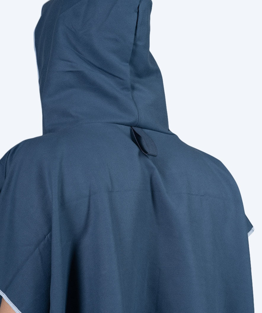 Watery kylpyponcho aikuisille - mikrokuitu - tummansininen