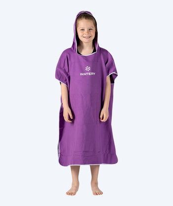 Watery kylpyponcho junioreille (6-15) - mikrokuitu - Violetti