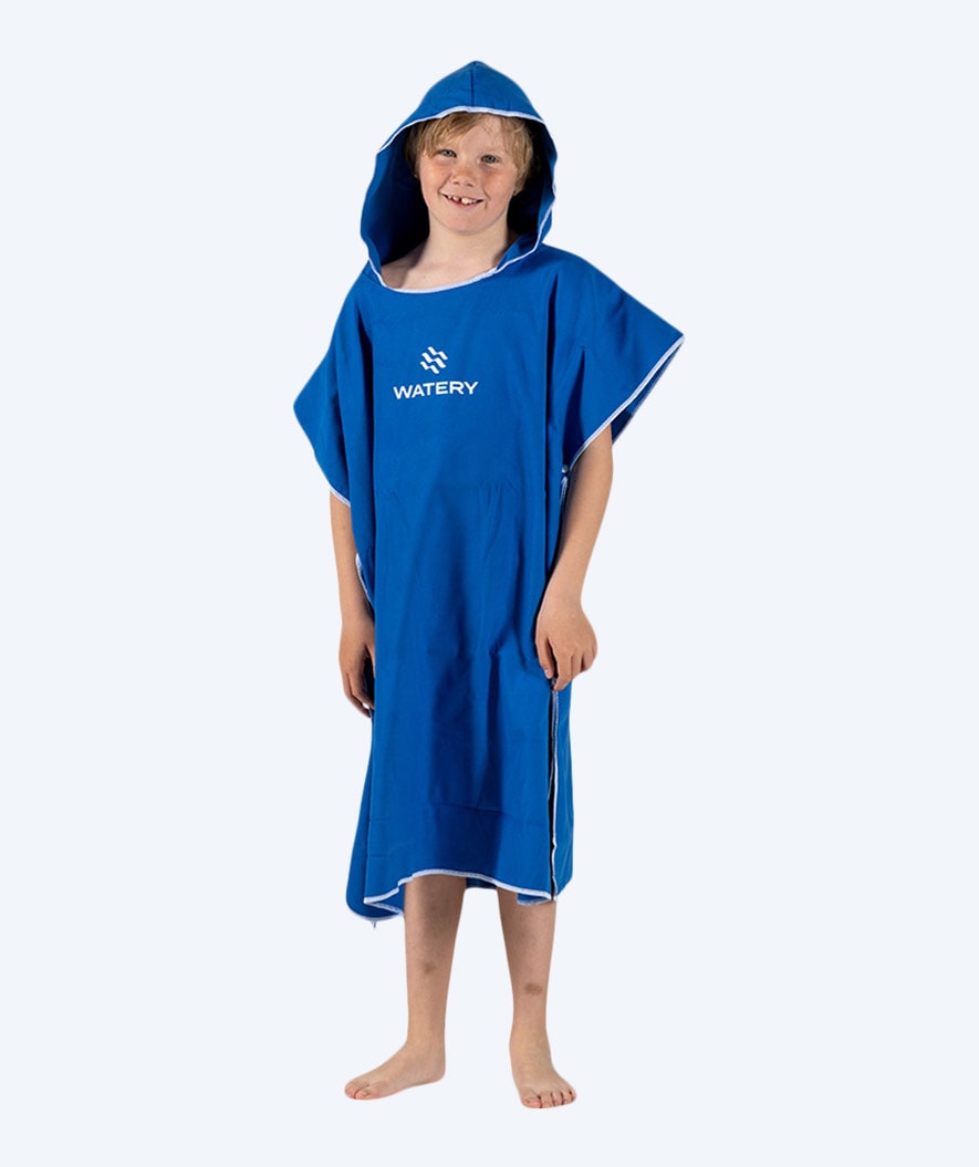 Watery kylpyponcho junioreille (6-15) - Mikrokuitu - Royal Blue