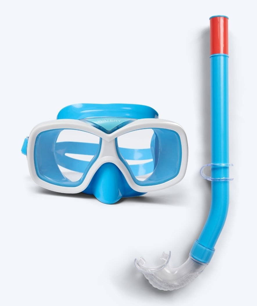 Watery Combo snorkkelisetti junioreille (8-15) - Misu - Sininen