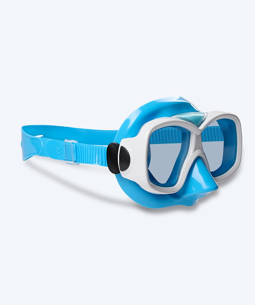 Watery sukellusmaski junioreille (8-15) - Misu - Sininen/valkoinen