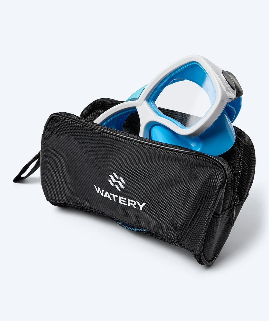 Watery sukellusmaski junioreille (8-15) - Misu - Sininen/valkoinen