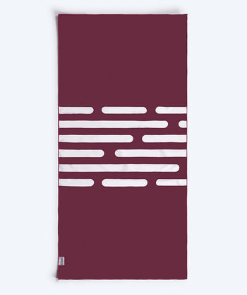 Watery mikrokuitupyyhe (160 x 80 cm) - Eco Nebraska - Dusty Red