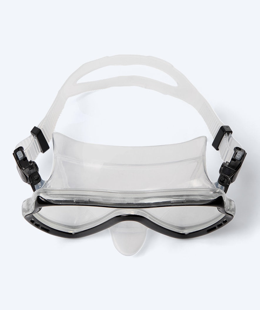 Watery sukellusmaski aikuisille (yli 15-vuotiaille) - Nebula - Musta