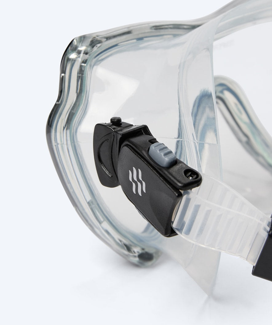 Watery sukellusmaski aikuisille (15 vuodesta alkaen) - Nebula - Musta