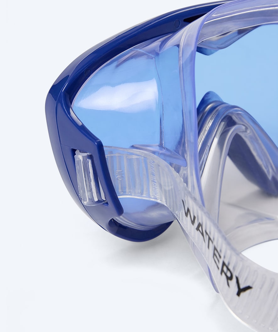 Watery sukellusmaski junioreille (8-15) - Nerina - Sininen/sininen