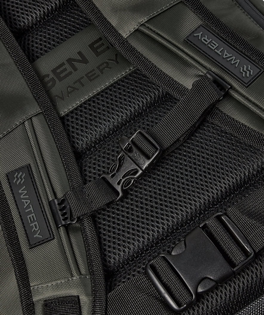 Watery uimakassi - Oxygen Elite 45L - Tummanvihreä