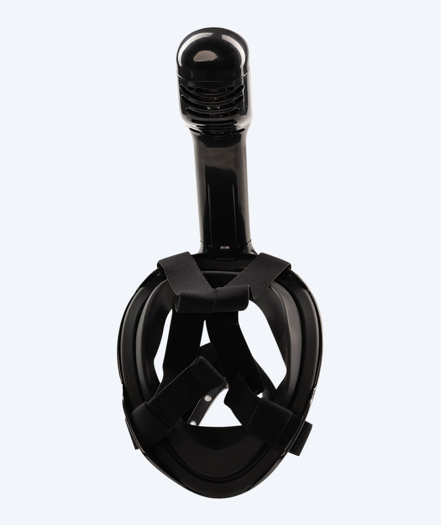 Watery kokokasvo sukellusmaski aikuisille - Oxygen - Musta