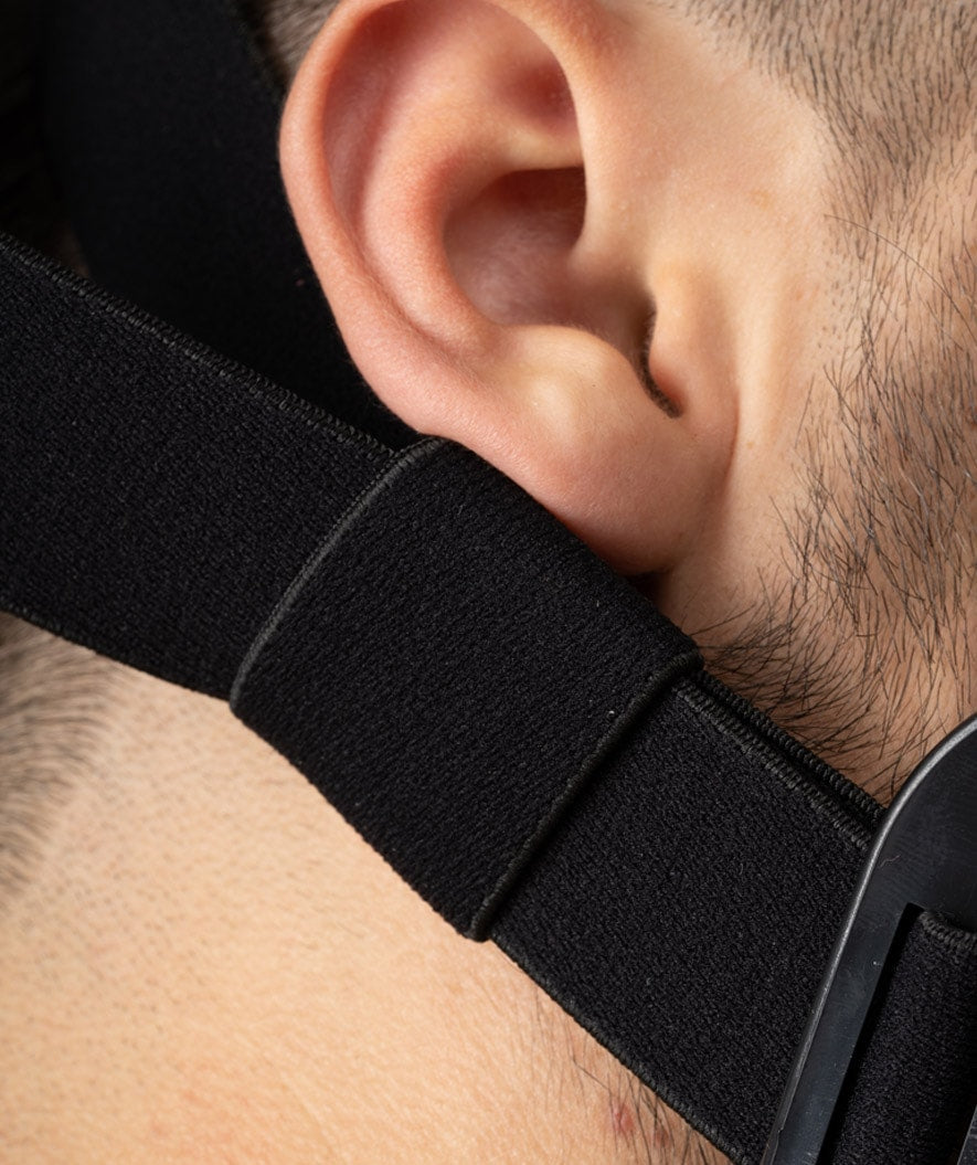 Watery kokokasvo sukellusmaski aikuisille - Oxygen - Musta