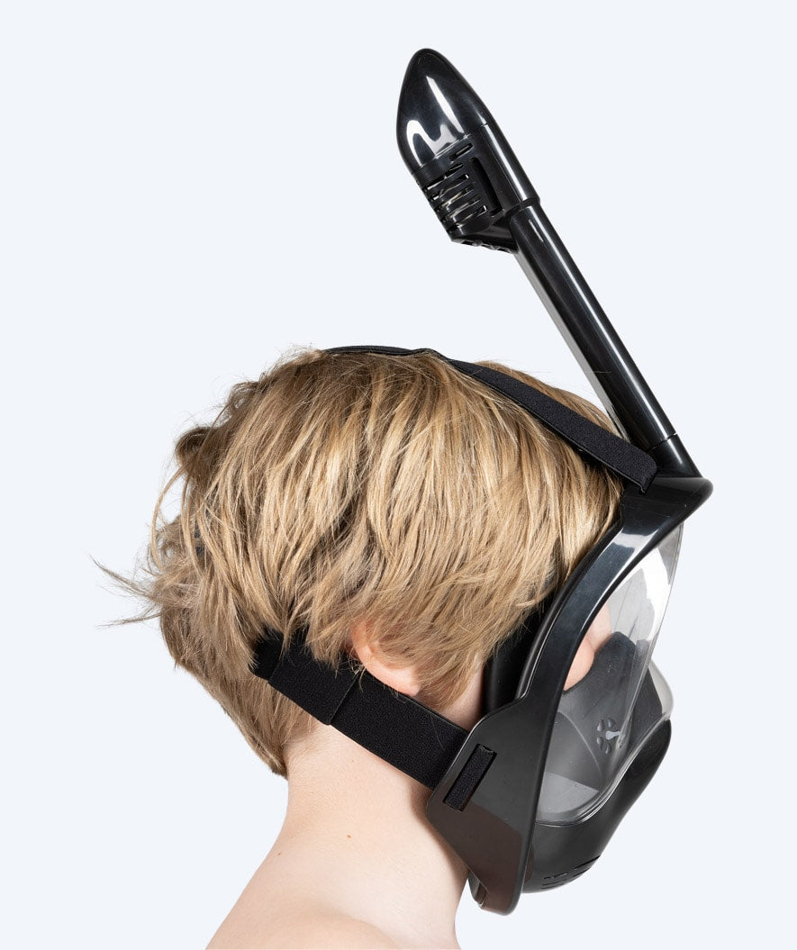 Watery kokokasvo sukellusmaski lapsille - Oxygen - Musta