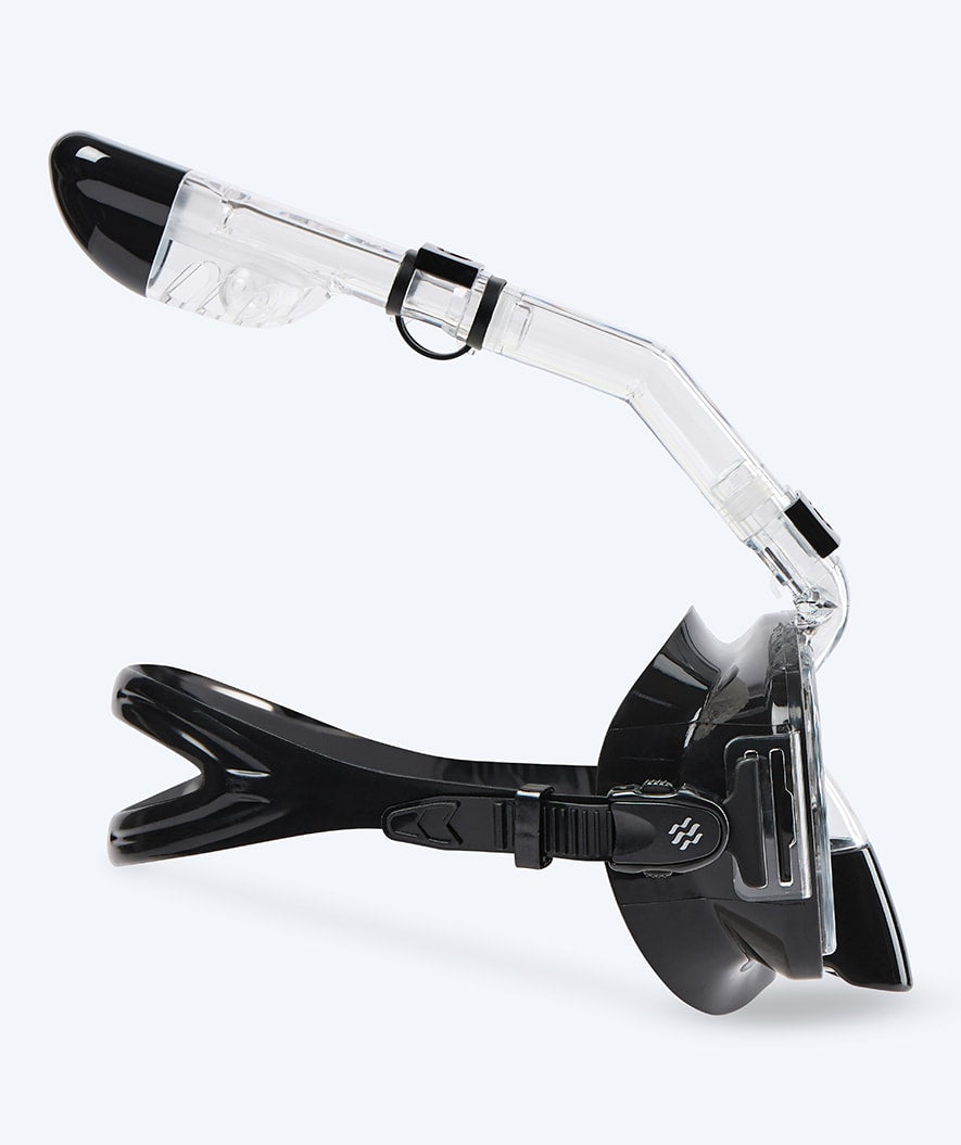 Watery kokokasvo sukellusmaski aikuisille - Pearl - Musta