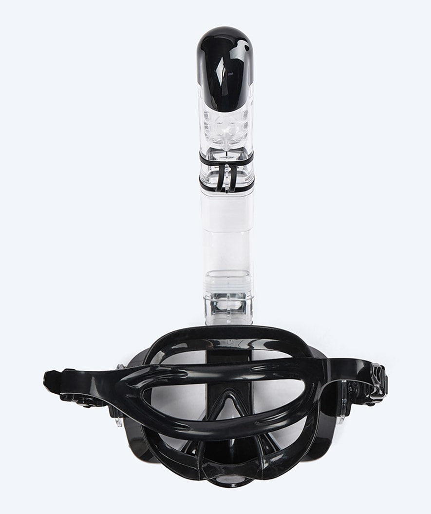 Watery kokokasvo sukellusmaski aikuisille - Pearl - Musta