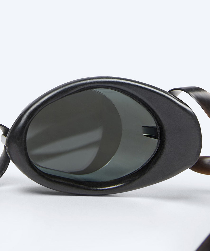 Watery uimalasit - Proflex Swedish Mirror - Musta/hopea