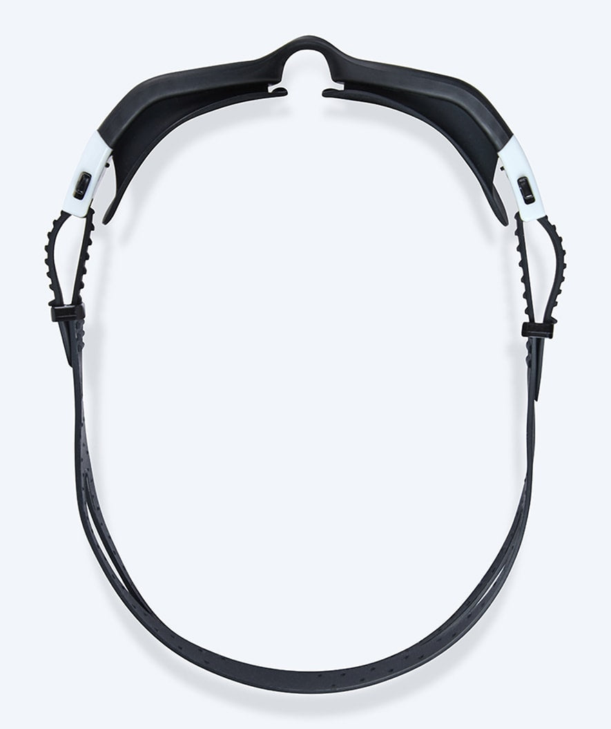 Watery harjoittelu-uimalasit - Raven Mirror - Musta/valkoinen