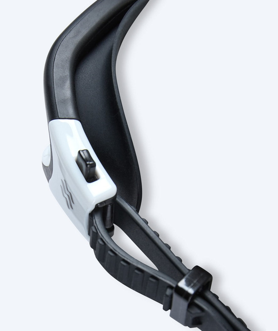 Watery harjoittelu-uimalasit - Raven Mirror - Musta/valkoinen