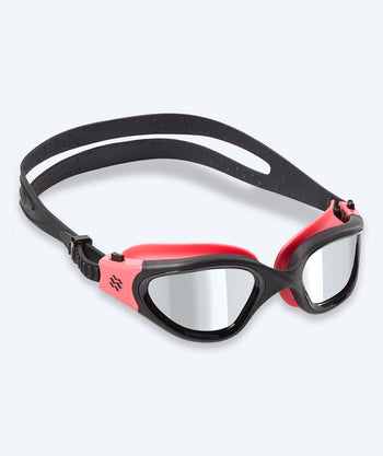 Watery uimalasit kuntoiluun - Raven Mirror - Pinkki/hopea