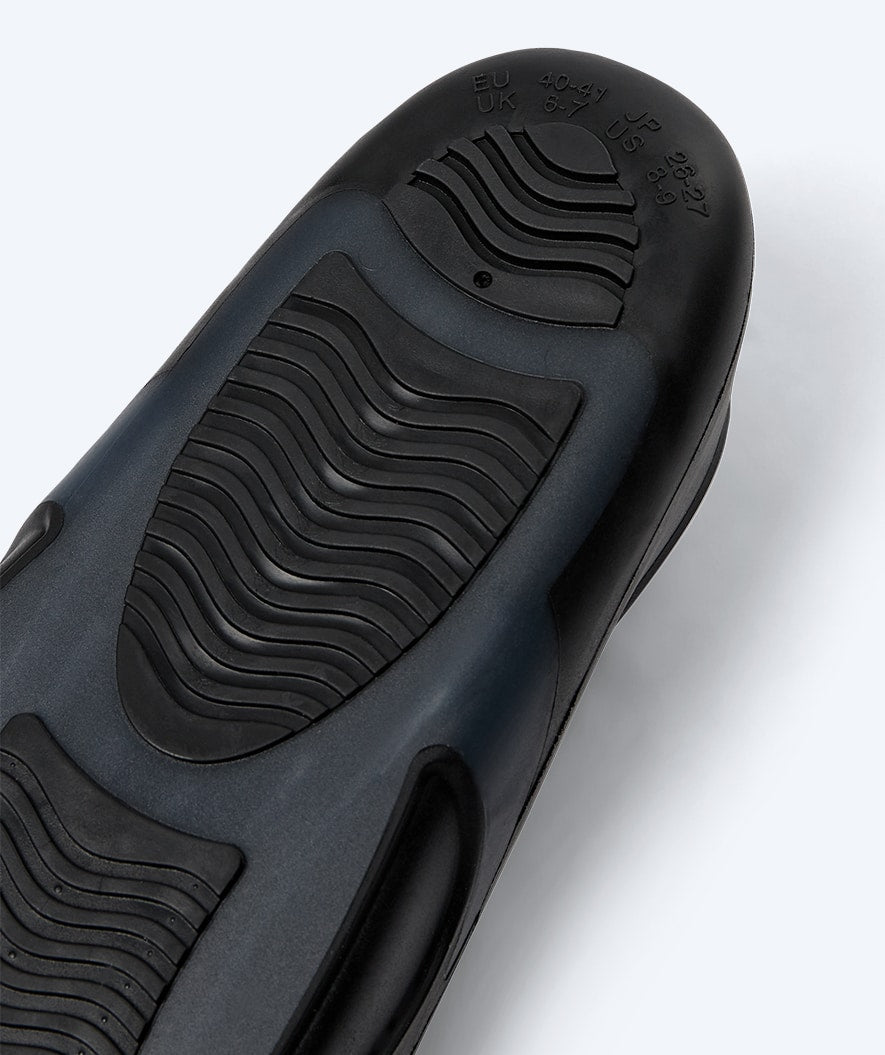 Watery sukellusräpylät aikuisille (36-45) - Rilian - Musta/läpinäkyvä