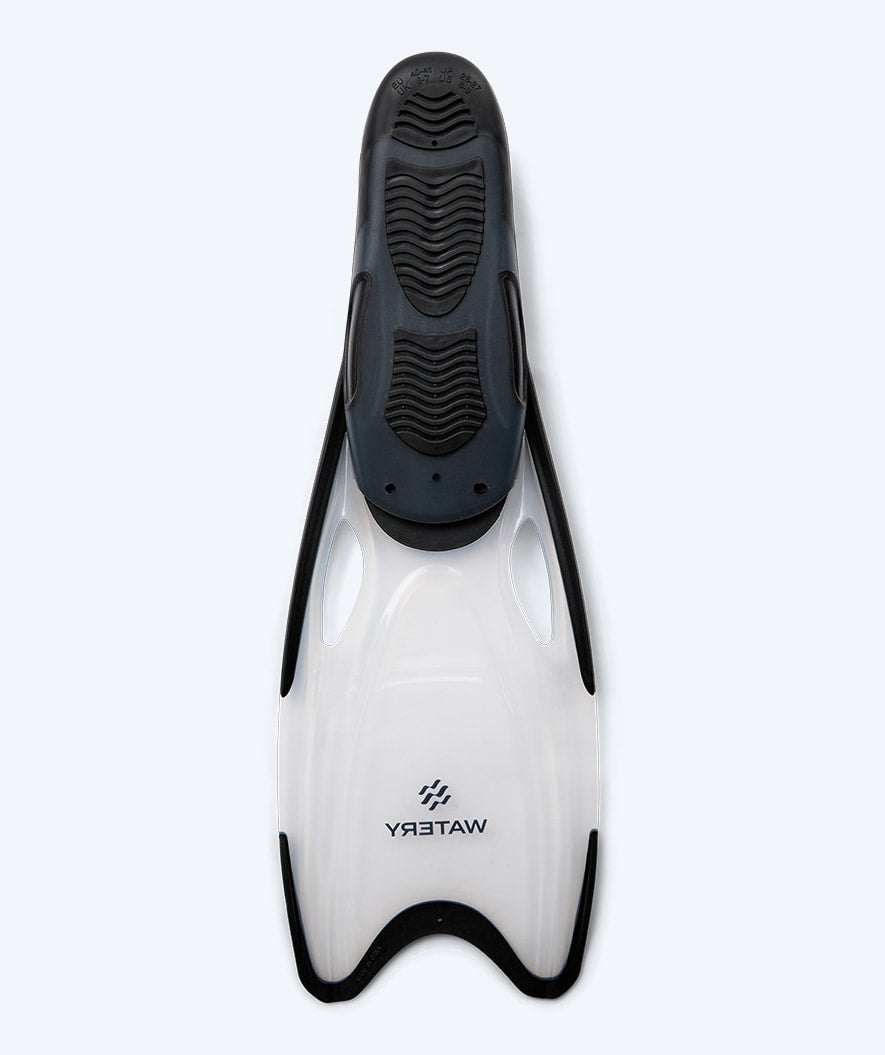 Watery sukellusräpylät aikuisille (36-45) - Rilian - Musta/läpinäkyvä