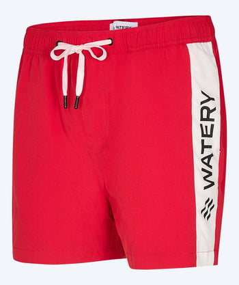 Watery uimashortsit miehille - Signature Eco - Punainen