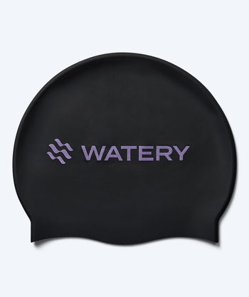 Watery uimalakki - Signature Metallic - Musta/violetti