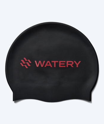 Watery uimalakki - Signature Metallic - Musta/punainen