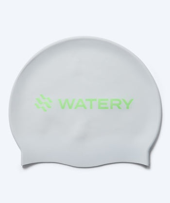 Watery uimalakki - Signature Metallic - Valkoinen/vihreä