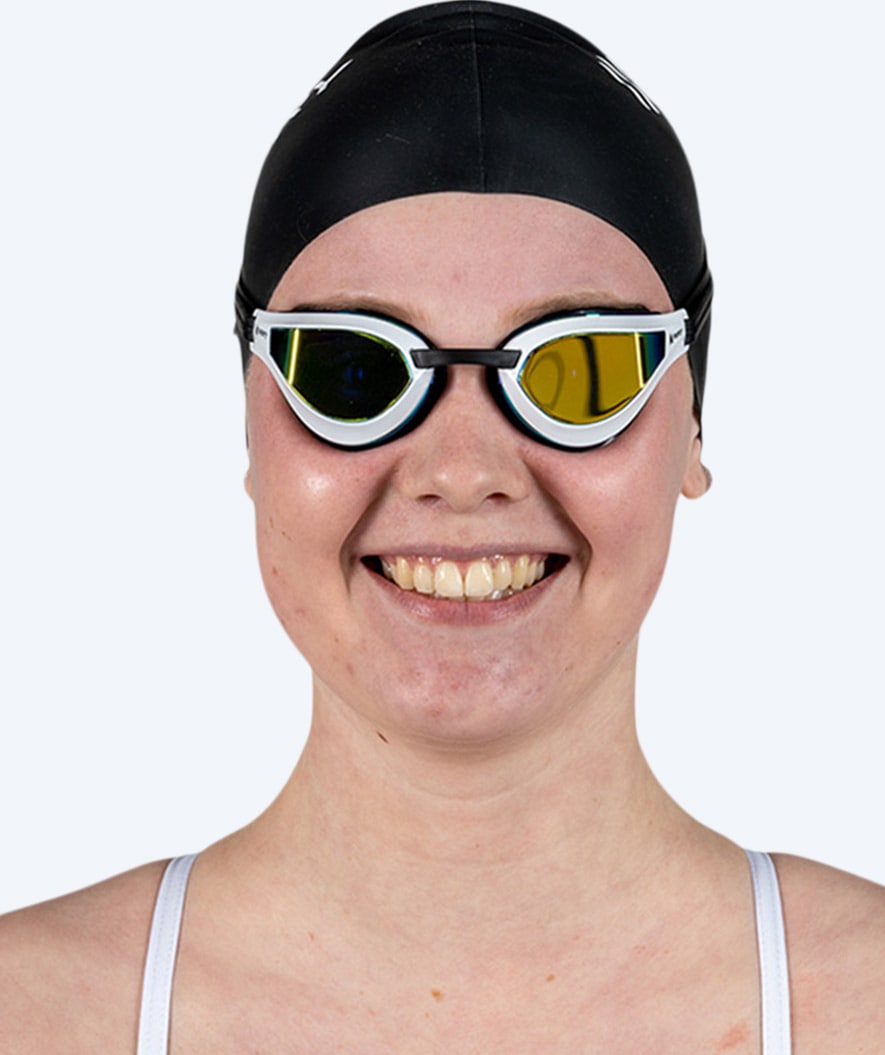 Watery uimalasit kuntoiluun - Superior Mirror - Valkoinen/musta