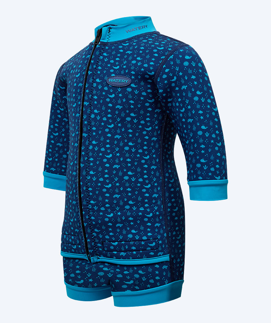 Watery märkäpuku vauvalle - Tropical Wrap'n Nappy - Atlantic Blue