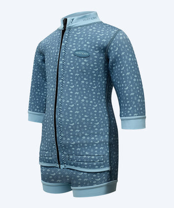 Watery märkäpuku vauvalle - Tropical Wrap'n Nappy - Vaaleansininen