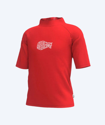 Beco UV-paidat lapsille - Sealife Lyhythihainen Rashguard - Punainen