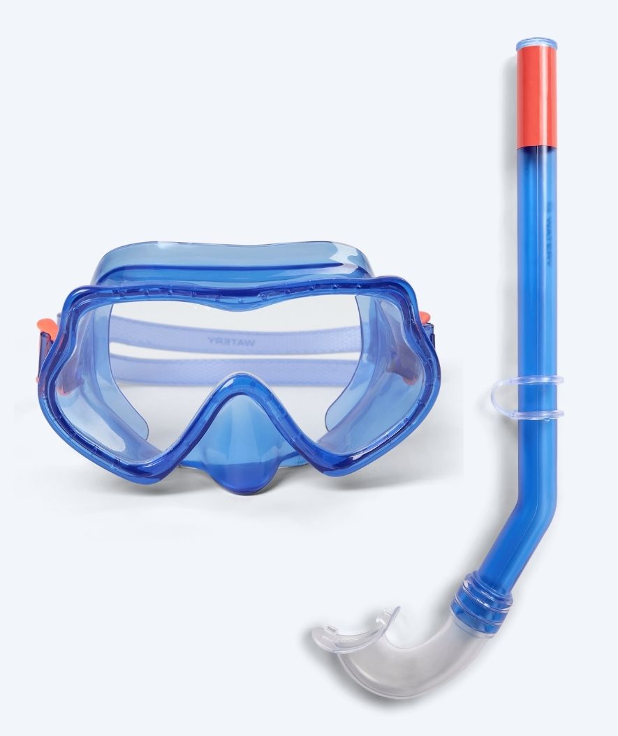 Watery Combo snorkkelisetti lapsille (4-10) - Winslet - Sininen