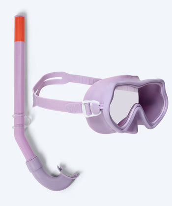 Watery Combo snorkkelisetti lapsille (4-10) - Pulina - Violetti