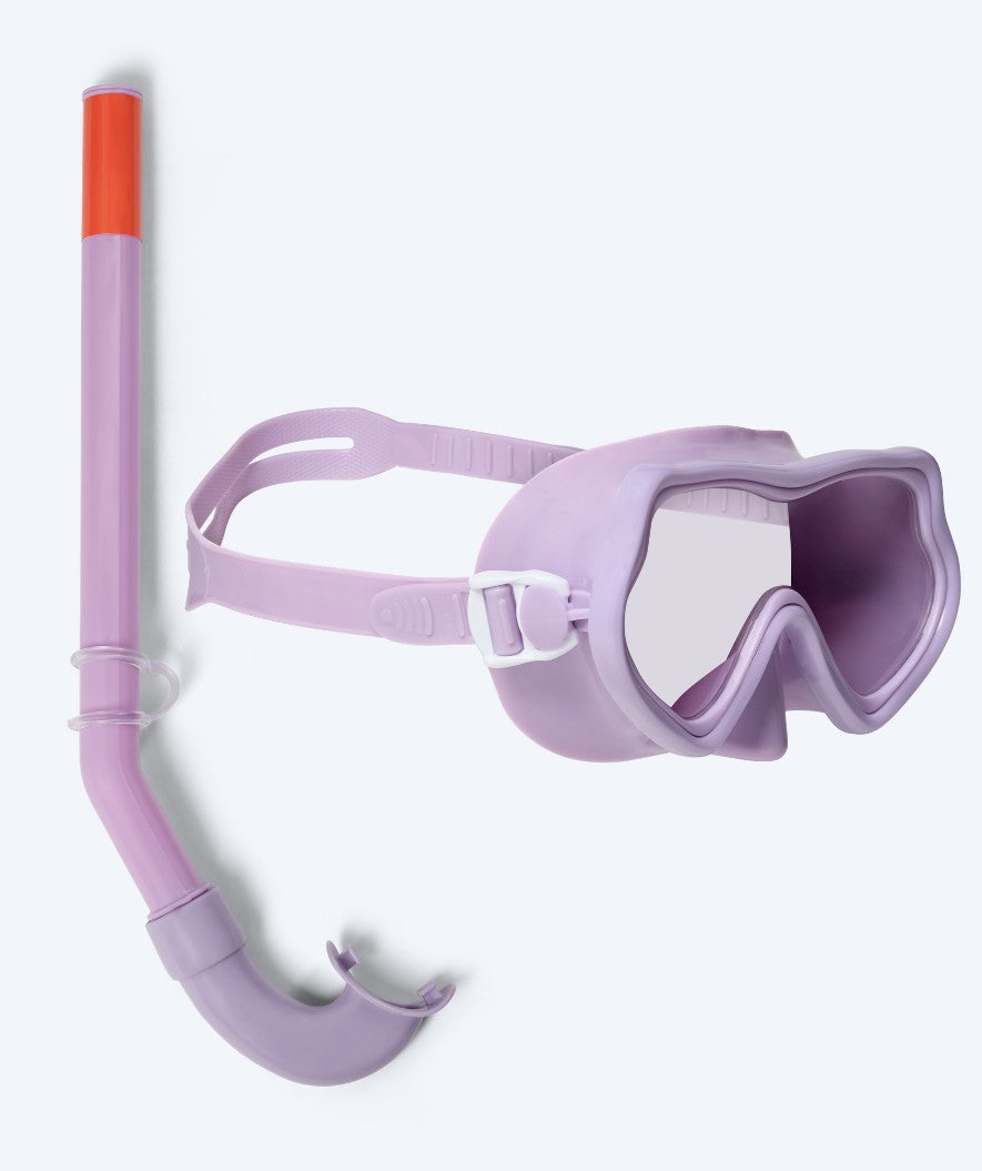 Watery Combo snorkkelisetti lapsille (4-10) - Pulina - Violetti