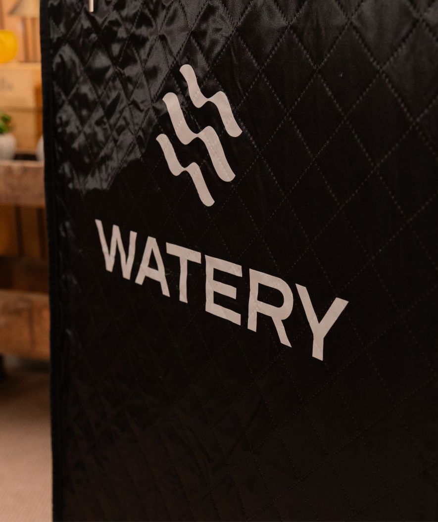 Watery kannettava höyrysauna - Ambience - Musta