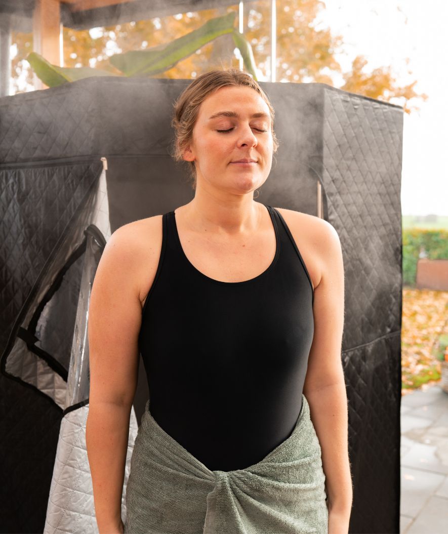 Watery kannettava höyrysauna - Ambience - Musta